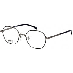 Hugo Boss Men's Eyeglasses - Clear Lens Matte Ruthenium Blue | BOSS 1109/F 09T9 00