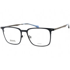 Hugo Boss Men's Eyeglasses - Demo Lens Matte Blue Square Frame | BOSS 1096 0FLL 00