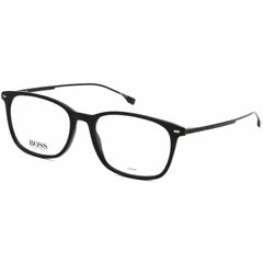Hugo Boss Men's Eyeglasses - Full Rim Black Acetate/Metal Rectangular | 1015 0807 00