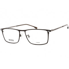 Hugo Boss Men's Eyeglasses - Full Rim Matte Brown/Grey Frame | BOSS 1239/F 0YZ4 00