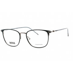 Hugo Boss Men's Eyeglasses - Matte Blue Dark Ruthenium Metal Frame | BOSS 1431 0H2T 00