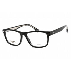 Hugo Boss Men's Eyeglasses - Rectangular Black Plastic Frame | BOSS 1354/U 0807 00
