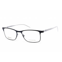 Hugo Boss Men's Eyeglasses - Rectangular Matte Blue Metal Frame | BOSS 0967/IT 0FLL 00