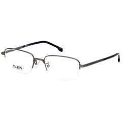 Hugo Boss Men's Eyeglasses - Semi Matte Dark Ruthenium Frame | BOSS 1108/F 0R80 00