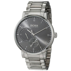 Hugo Boss Men's Quartz Watch - Oxygen Grey Dial Silver Tone Bracelet | 1513596