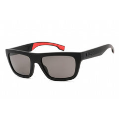 Hugo Boss Men's Sunglasses - Full Rim Matte Black Plastic Frame | BOSS 1450/S 0003