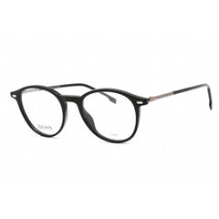 Hugo Boss Unisex Eyeglasses - Black Round Frame Clear Demo Lens | BOSS 1123/U 0807 00