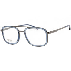 Hugo Boss Unisex Eyeglasses - Blue and Ruthenium Pilot Shaped Frame | BOSS 1255 05UV