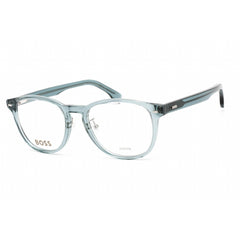 Hugo Boss Unisex Eyeglasses - Blue Plastic Round Shape Frame | BOSS 1479/F 0PJP 00