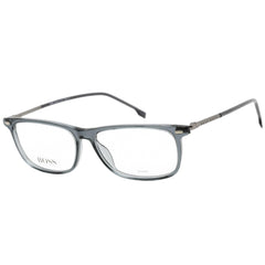 Hugo Boss Unisex Eyeglasses - Clear Lens Grey Acetate Frame | BOSS 1229/U 0KB7 00
