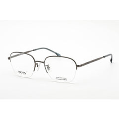 Hugo Boss Unisex Eyeglasses - Dark Ruthenium Square Shape Frame | BOSS 1346/F 0KJ1 00