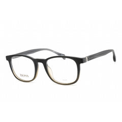 Hugo Boss Unisex Eyeglasses - Grey Brown Acetate Square Frame | BOSS 1085/IT 0PK3 00