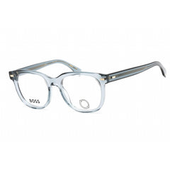Hugo Boss Unisex Eyeglasses - Teal Plastic Round Shape Frame | BOSS 1444/N 0ZI9 00