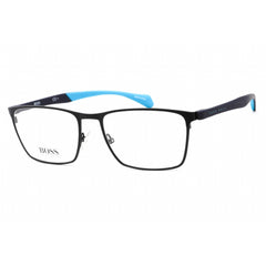 Hugo Boss Women's Eyeglasses - Clear Lens Matte Blue Rectangular Frame | 1079 FLL