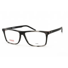 Hugo Men's Eyeglasses - Clear Lens Black Horn Rectangular Frame | HG 1088 0UNS 00