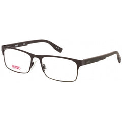 Hugo Men's Eyeglasses - Clear Lens Stainless Steel Full Rim Frame | HG 0293 04IN 00