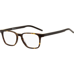Hugo Men's Eyeglasses - Dark Havana/Matte Black Acetate Frame Demo Lens | HG 1130 86