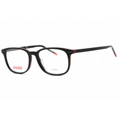 Hugo Men's Eyeglasses - Full Rim Black Red Plastic Rectangular | HG 1171 0OIT 00