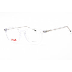 Hugo Men's Eyeglasses - Full Rim Crystal Round Shape Acetate Frame | HG 1226 0900 00
