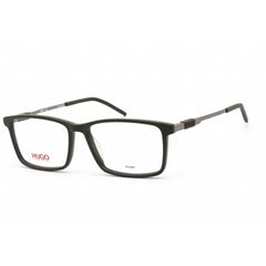 HUGO Men's Eyeglasses - Full Rim Grey Ruthenium Rectangular Frame | HG 1102 0IZH 00