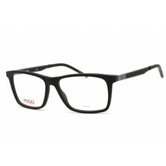 Hugo Men's Eyeglasses - Full Rim Matte Black Plastic Rectangular Frame | HG1140 003