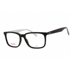 Hugo Men's Eyeglasses - Full Rim Rectangular Black/Havana Plastic | HG 0267 00AM 00
