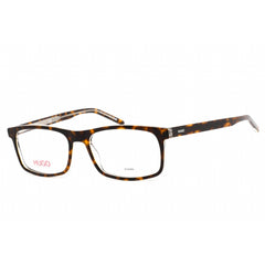 Hugo Men's Eyeglasses - Havana Crystal Acetate Rectangular Frame | HG 1004 0KRZ 00