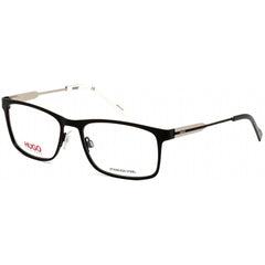 Hugo Men's Eyeglasses - Matte Black/Silver Stainless Steel Frame | HG 0231 0003 00