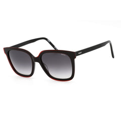 Hugo Men's Sunglasses - Dark Grey Shaded Lens Black Red Frame | HG 1051/S 01T 90