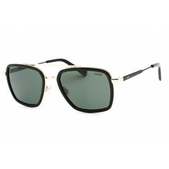 Hugo Men's Sunglasses - Full Rim Black Rectangular Metal Frame | HG 0306/S 0807 QT