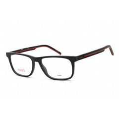 Hugo Unisex Eyeglasses - Full Rim Rectangular Black and Red Plastic | HG 1048 0BLX 00