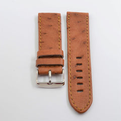I. W. Suisse 24mm Light Brown Ostrich Watch Band