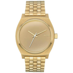 Nixon Men's Quartz Watch - Time Teller Gold Tone Dial Bracelet | A0452764