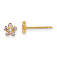 Inverness 14k June Crystal Birthstone Earrings