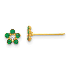 Inverness 14k May Crystal Birthstone Earrings