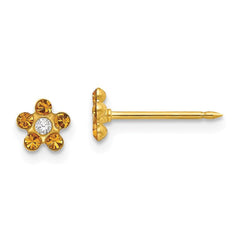 Inverness 14k November Crystal Birthstone Earrings