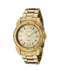 Invicta 0459 Women's Angel Gold-Tone Dial Gold Plated Steel Watch