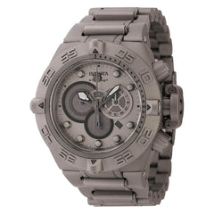 Invicta 0960 Men's Subaqua Chronograph Silver Tone Dial Link Bracelet Diver