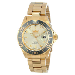 Invicta 14979 Men's Pro Diver Quartz Gold Dial Gold Plated Steel Dive Watch
