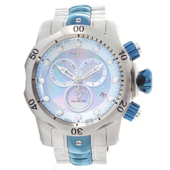 Invicta 15462 Men's Venom Reserve Blue MOP Dial Two Tone Bracelet Chrono Dive Watch