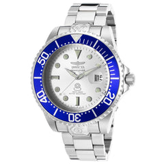 Invicta 15843 Men's Grand Diver Silver Dial Steel Bracelet Automatic Dive Watch