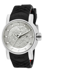 Invicta 15862 Men's S1 Rally Antique Silver Dial Black Rubber Strap Automatic Watch
