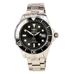 Invicta 16037 Men's Grand Diver Charcoal Dial Steel Bracelet Automatic Dive Watch
