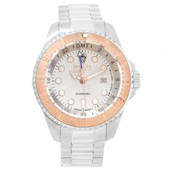 Invicta 16964 Men's Hydromax Reserve Silver Dial Steel Bracelet GMT Dive Watch