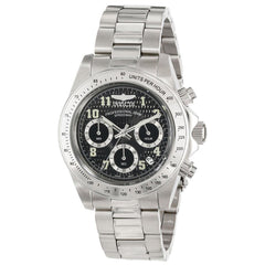 Invicta 17025 Men's Speedway Black Dial Steel Bracelet Chronograph Dive Watch