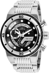 Invicta 25280 Men's S1 Rally Black Carbon Fiber Dial Steel Bracelet Chronograph Watch