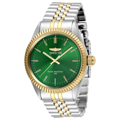Invicta 29379 Men's Specialty Green Dial Two Tone Bracelet Watch