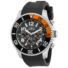 Invicta 30708 Men's Pro Diver Black Dial Strap Chronograph Watch