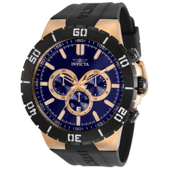 Invicta 30729 Men's Pro Diver Rose Gold Case Blue Dial Watch