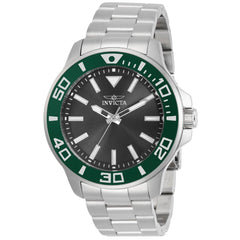 Invicta 30746 Men's Pro Diver Charcoal Dial Steel Bracelet Watch